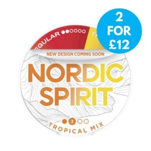 Nordic Spirit 6mg Moist Nicotine Pouches - 2 For £12