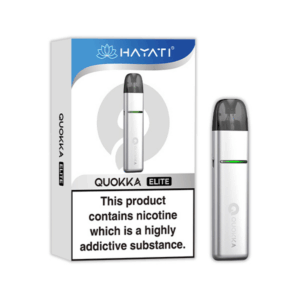 Silver White Hayati Quokka Elite Vape.Co.Uk