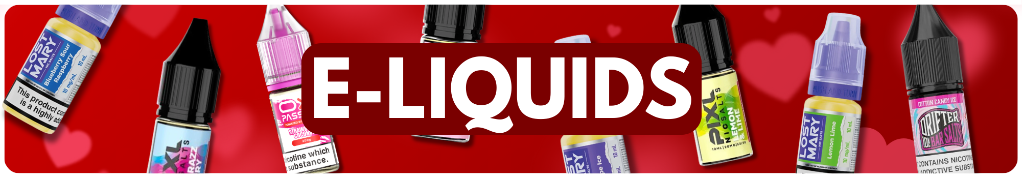 Valentine's Offer Page Banner - E-liquids