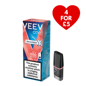 Valentine's Veev One X Pods - 4 For £5
