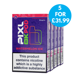 Box Of 5 - Pixl 8K Prefilled Replacement Pods