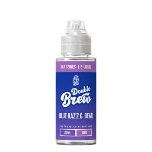 Double Brew Bar Series XL 100ml Shortfill - Blue Razz G Bear