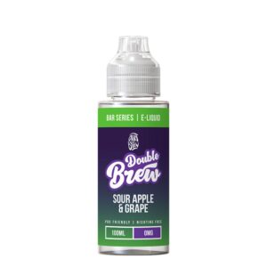 Double Brew Bar Series XL 100ml Shortfill - Sour Apple & Grape