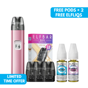 ELFX 2.0 Promotion - Free Pods & 2 Elfliqs