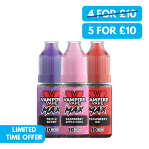 Vampire Vape 10mg Nic Salts - 5 For £10
