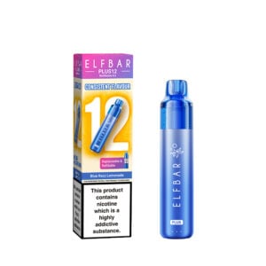 Elf Bar Plus 12 Prefilled Pod Vape Kit - Blue Razz Lemonade