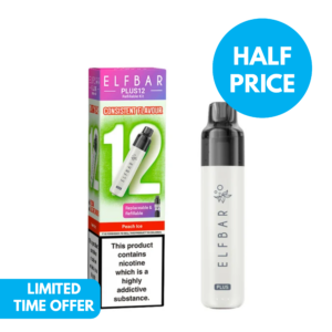 Elf Bar Plus 12 Prefilled Vape Kit - Promo Half Price