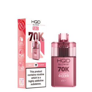 HQD Glow Air 70k Prefilled Pod Kit - Bear and Rainbow