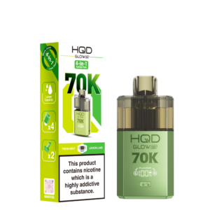 HQD Glow Air 70k Prefilled Pod Kit - Fresh Mint and Lemon Lime