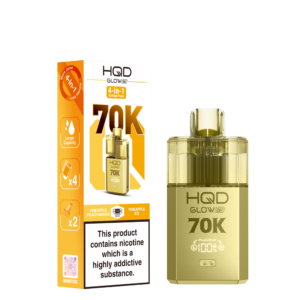 HQD Glow Air 70k Prefilled Pod Kit - Pineapple Peach Mango and Pineapple Ice
