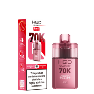 HQD Glow Air 70k Prefilled Pod Kit - Watermelon BG and Strawberry BG