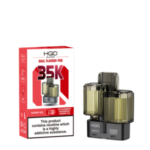 HQD Glow Air 70k Prefilled Pods - Cherry Ice and Strawberry Raspberry Cherry Ice