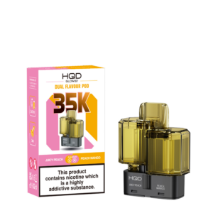 HQD Glow Air 70k Prefilled Pods - Juicy Peach and Peach Mango