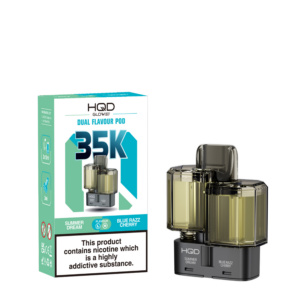 HQD Glow Air 70k Prefilled Pods - Summer Dream and Blue Razz Cherry