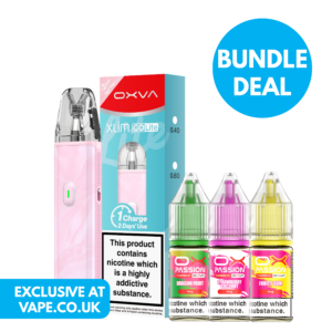 OXVA Xlime Go Lite Vape Kit & OX Passion 5mg (0.5%) Nic Salt Bundle
