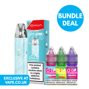 Oxva Xim Go Lite Pod Kit Bundle with 3 Ox Passion 20mg Nic Salts - Only £7.99