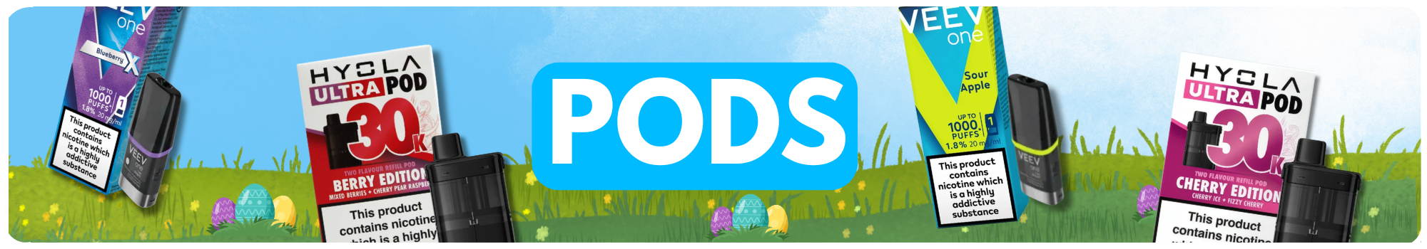Prefilled Pods Easter Category Banner