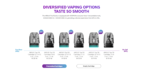 Voopoo Argus Z2 Pod Kit - Pod Compatibility