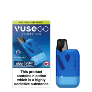 Vuse Go Reload 1000 Prefilled Pod Kit - Blueberry Ice