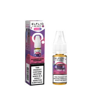 ELFLIQ 5mg (0.5%) Nic Salt E-liquid 10ml - Blueberry Sour Raspberry