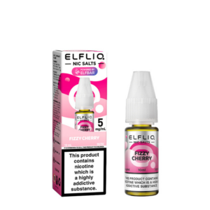 ELFLIQ 5mg (0.5%) Nic Salt E-liquid 10ml - Fizzy Cherry