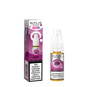 ELFLIQ 5mg (0.5%) Nic Salt E-liquid 10ml - Grape