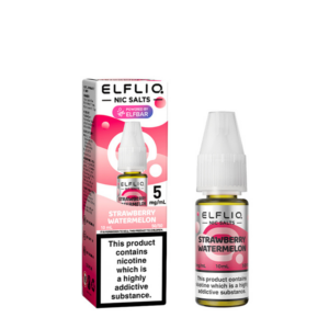 ELFLIQ 5mg (0.5%) Nic Salt E-liquid 10ml - Strawberry Watermelon