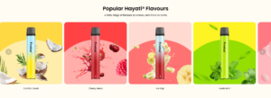 Hayati Finebar Prefilled Pod Kit Flavours