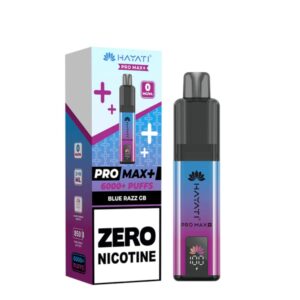 Hayati Pro Max + 6000 - Nicotine Free - Blue Razz GB