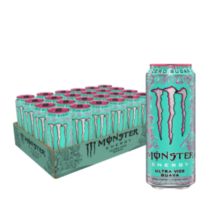 Monster 24 x 473ml Energy Drinks - Ultra Vice Guava