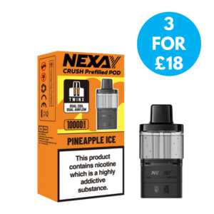 Nexay Crush 10k Prefilled Pods - 3 For £18