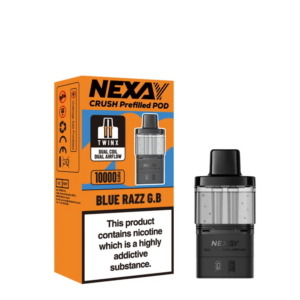 Nexay Crush 10k Prefilled Pods - Blue Razz GB