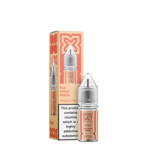 Pod Salt Nic Salt 10ml E-liquids - Fuji Apple Peach