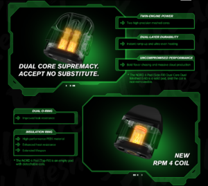 SMOK Nord 6 Pod Kit Dual Mesh, Dual Coil System