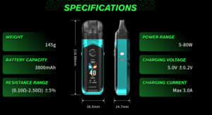 SMOK Nord 6 Specifications