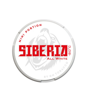 Siberia 33mg All White Nicotine Pouch - Mini