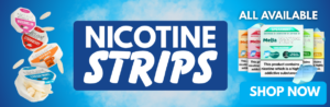 All Available Nicotine Strips Banner