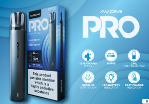 Avomi Pro Prefilled Pod Vape Kit Specs