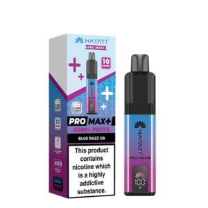 Hayati Pro Max + 6000 - 10mg - Blue Razz GB