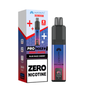 Hayati Pro Max + 6000 - Nicotine Free - Blue Razz Cherry