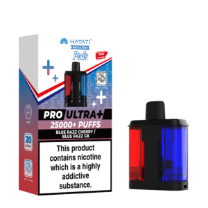 Hayati Pro Ultra 25k Prefilled Pods - Blue Razz Cherry and Blue Razz GB (1)