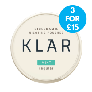 KLAR 3mg Nicotine Pouches - Mint