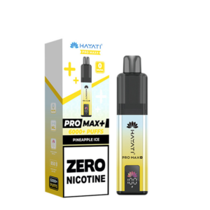 Pineapple Ice - NEW FLAVOURS - Hayati Pro Max + 6000 - Nicotine Free