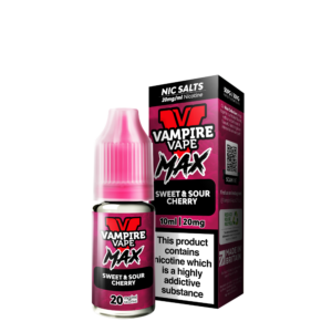 Vampire Vape Max 20mg Nic Salt - Sweet & Sour Cherry