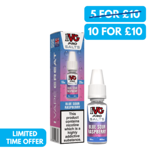 IVG Pro Salts 20mg (2%) Nic Salts - 10 For £10