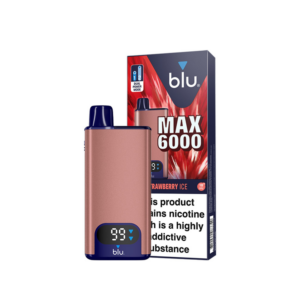 Strawberry Ice - Blu max 6000 Prefilled Pod Vape Kit