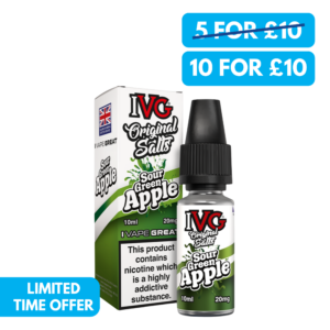 IVG Original Salts 20mg (2%) Nic Salts - 10 For £10