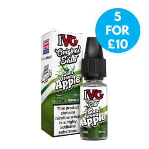 IVG Original Salts 20mg (2%) Nic Salts 5 For £10