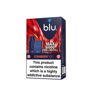 Strawberry Ice - Blu max 6000 Prefilled Replacement Pods
