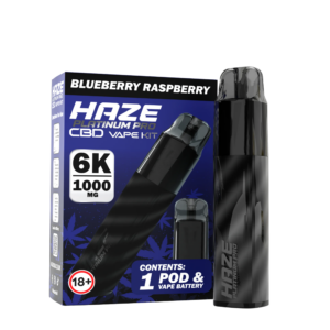 Blueberry Raspberry - Haze Platinum Pro CBD Vape Kit